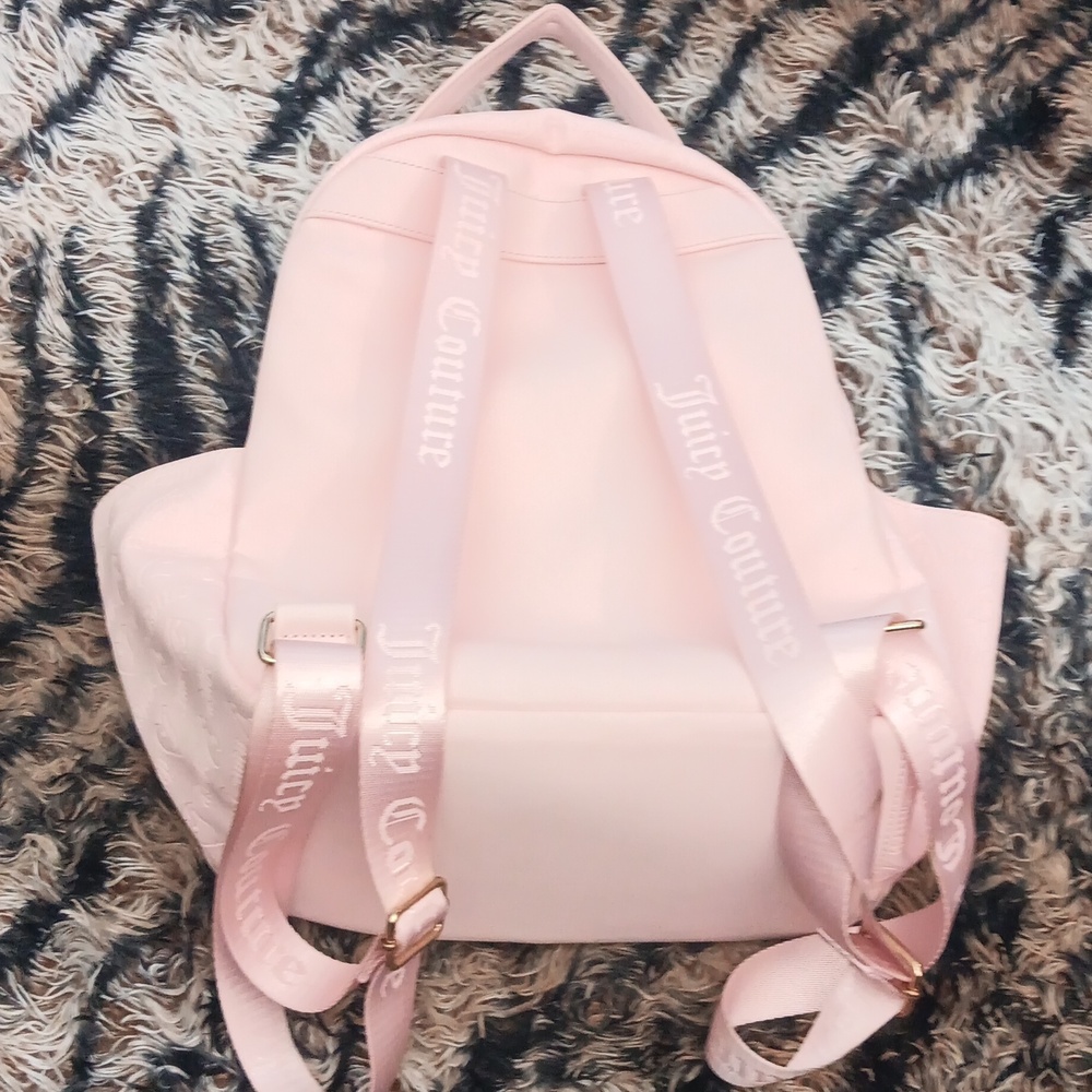 Juicy Couture Pink Faux Leather Backpack - Picture 6 of 6
